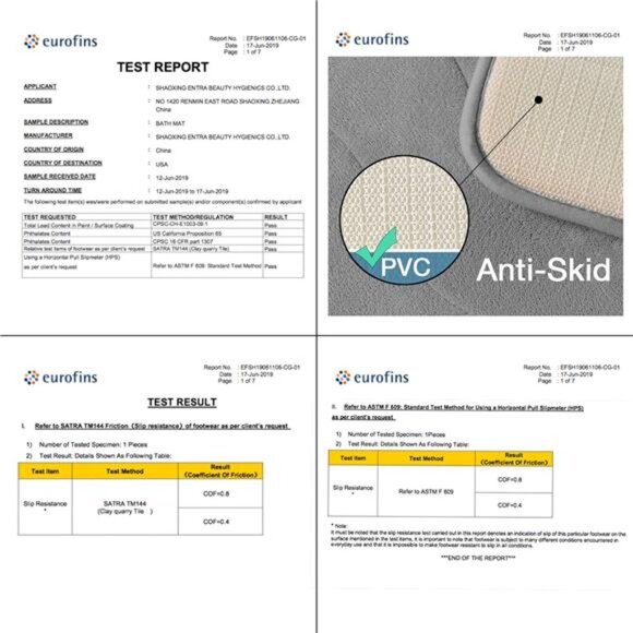 Memory Foam Bath Mat for Bathroom NonSlip Bathroom Mat Quick Dry Super Absorbent - Picture 5 of 6